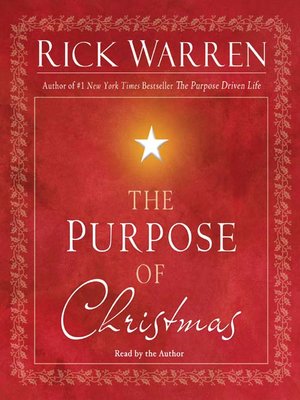 cover image of The Purpose of Christmas